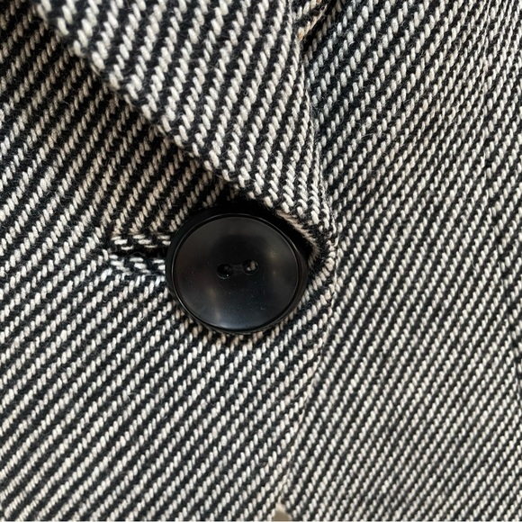 Tahari ASL Wool Blend Fully Lined One Button Cuff Sleeve Double Breasted Jacket - Picture 4 of 11